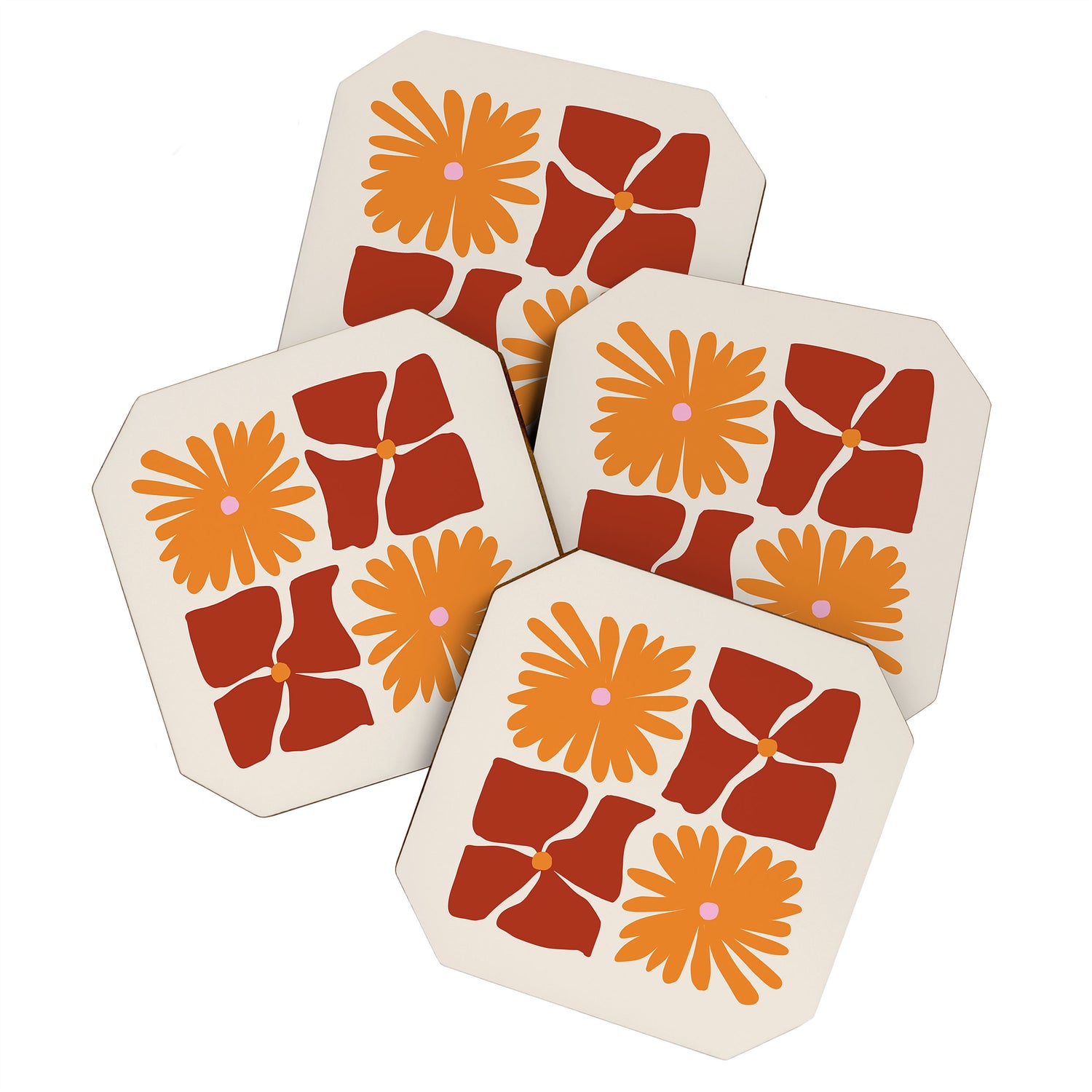 Fall flowers Coaster Gallery Image 1