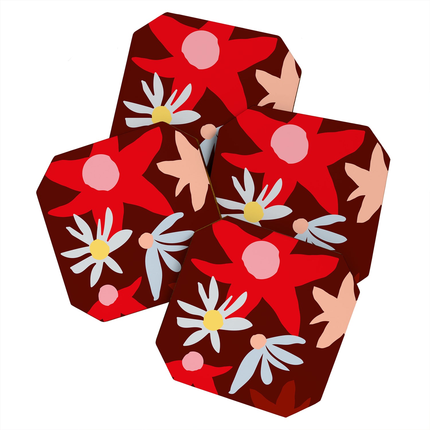 Fall flowers Coaster Gallery Image 1