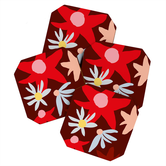 Fall flowers Coaster Gallery Image 1