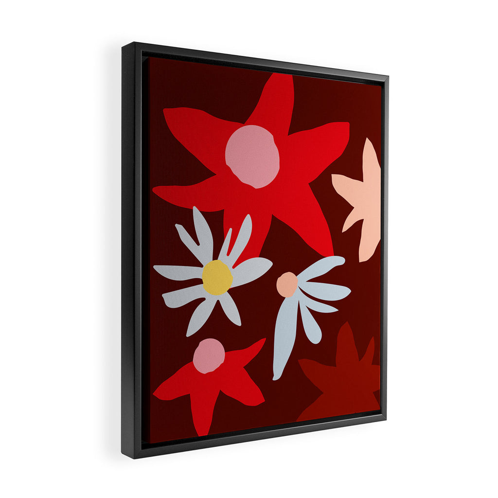 Fall flowers Framed Canvas Print Gallery Image 2