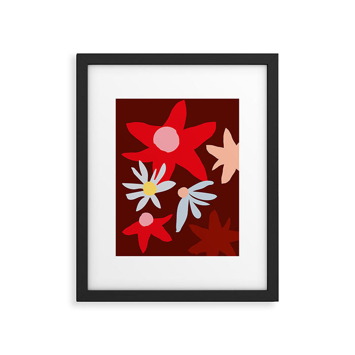 Fall flowers Framed Art Print Gallery Image 1