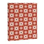 Fall Retro Flower Pattern Canvas Print Gallery Image 8