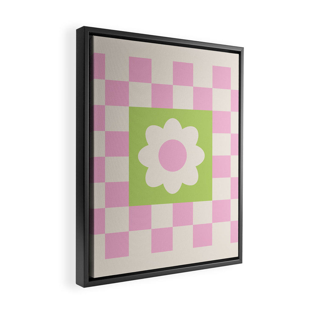 Flower Power Framed Canvas Print Gallery Image 2