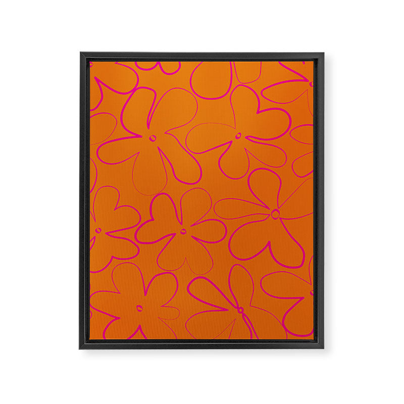 Flower Power Framed Canvas Print Gallery Image 3