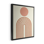 Full moon rainbow Framed Canvas Print Gallery Image 2