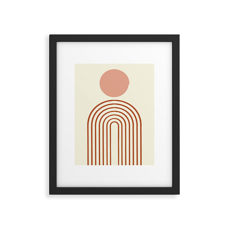 Full moon rainbow Framed Art Print Gallery Image 4