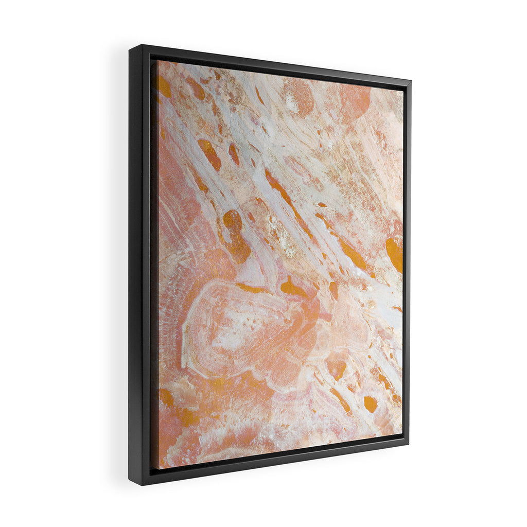 Gold Feelings Framed Canvas Print Gallery Image 2