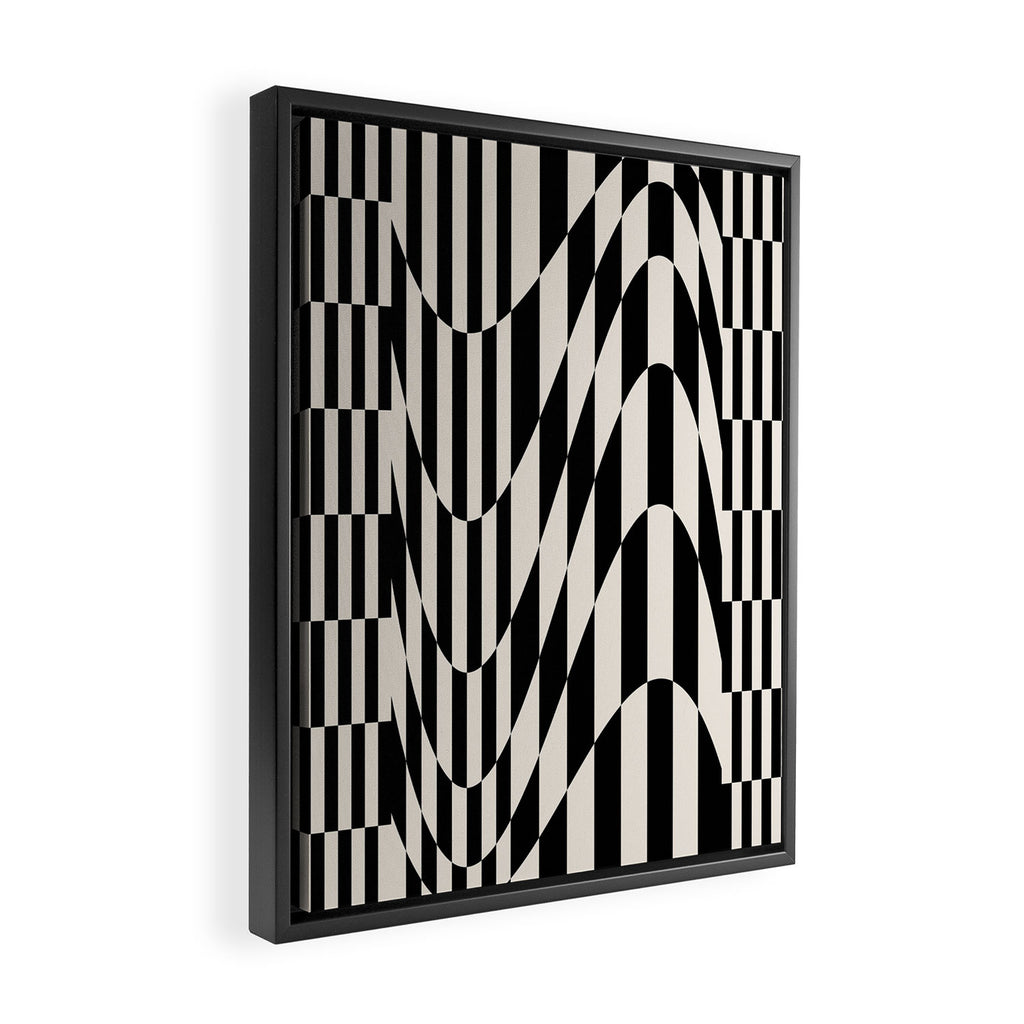 Grace checkered Framed Canvas Print Gallery Image 2