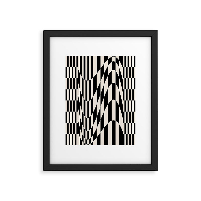 Grace checkered Framed Art Print Gallery Image 5