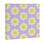 Happy Flower Retro Pattern Canvas Print Gallery Image 3