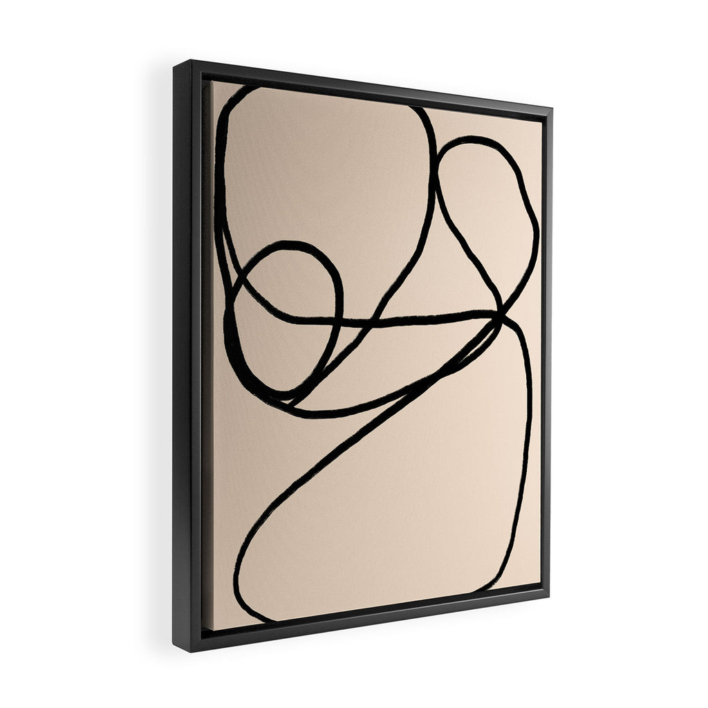 Infinite loop II - Curated collection Framed Canvas Print Gallery Image 2