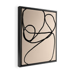 Infinite loop II - Curated collection Framed Canvas Print Gallery Image 2