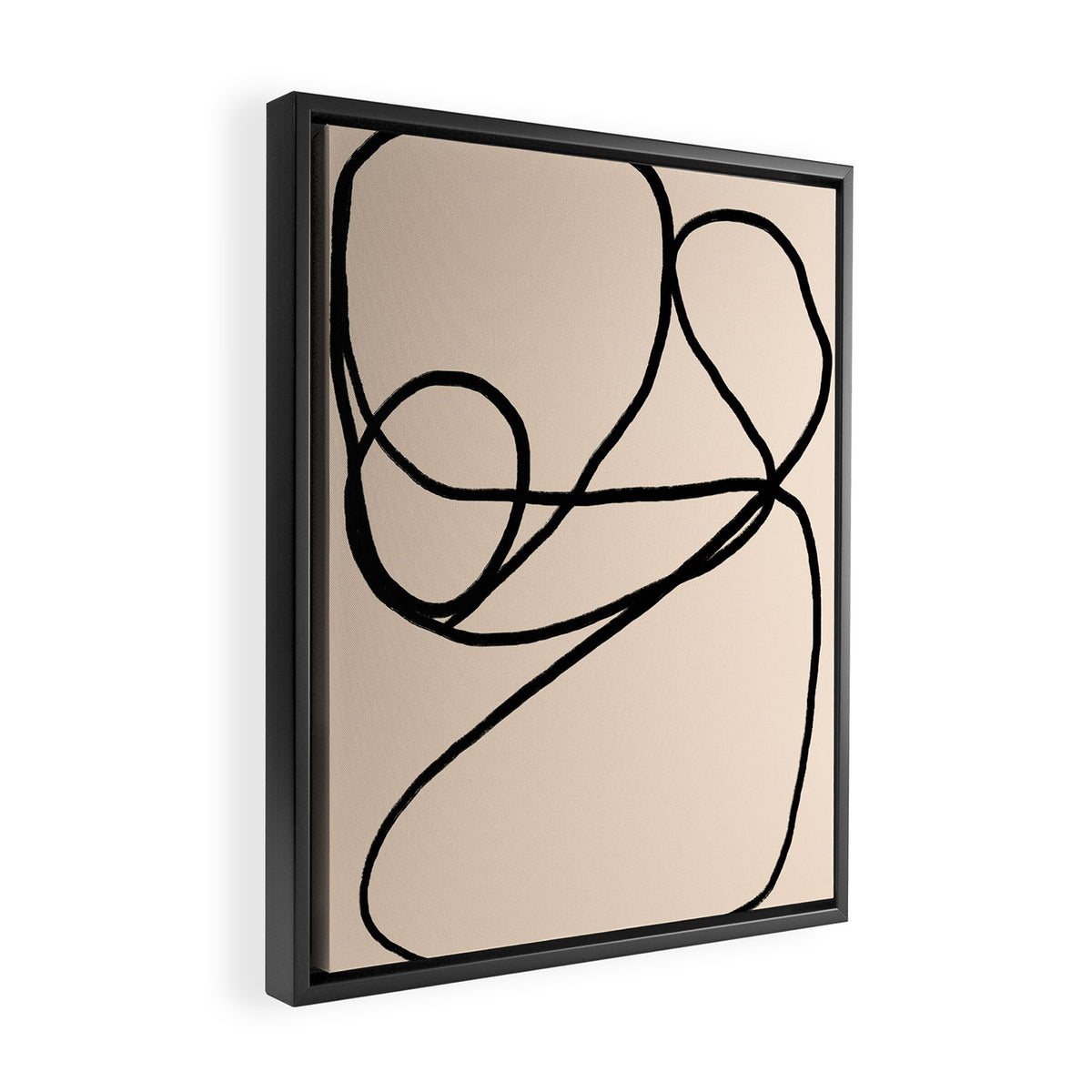 Infinite loop II - Curated collection Framed Canvas Print Gallery Image 2