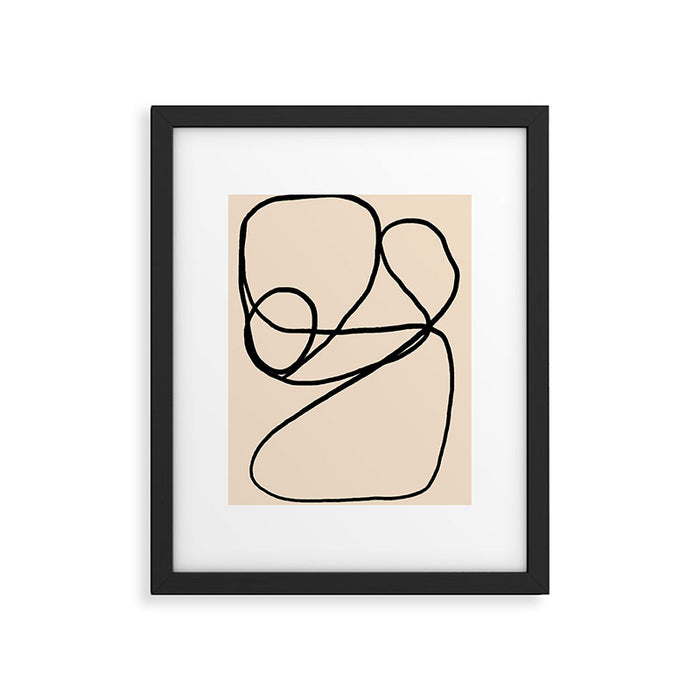 Infinite loop II - Curated collection Framed Art Print Gallery Image 1