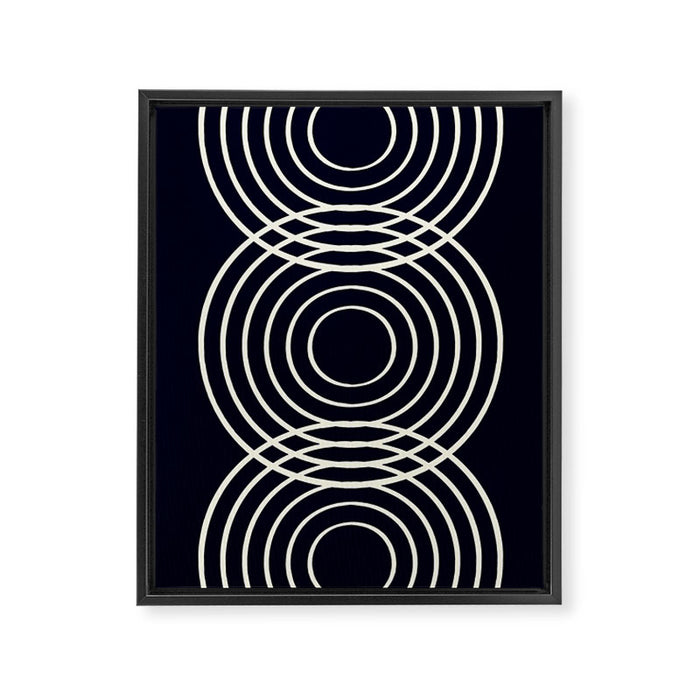 Life Balance Black Framed Canvas Print Gallery Image 1