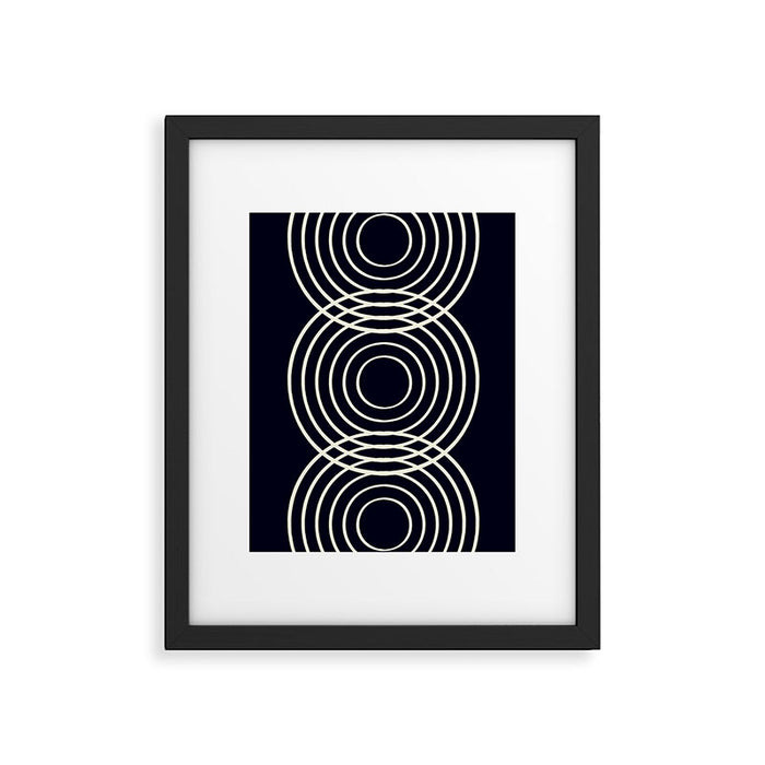 Life Balance Black Framed Art Print Gallery Image 1