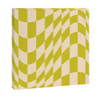 Modern twenties green pattern Canvas Print Gallery Image 3