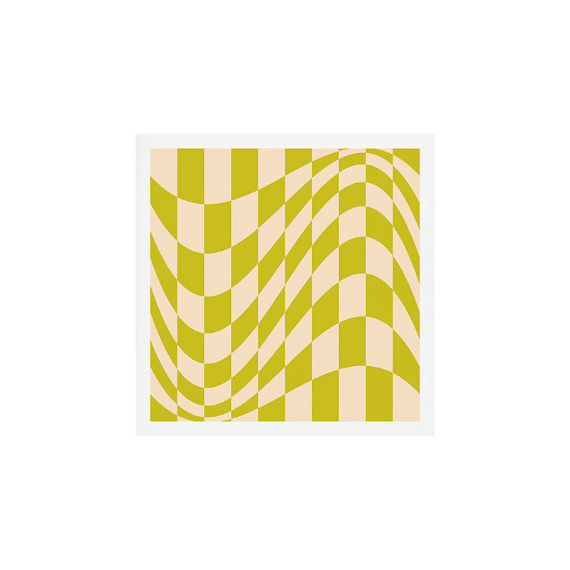 Modern twenties green pattern Art Print Gallery Image 1