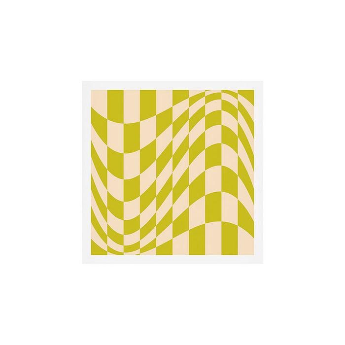 Modern twenties green pattern Art Print Gallery Image 1