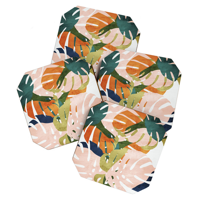 Monstera delight Coaster Gallery Image 1