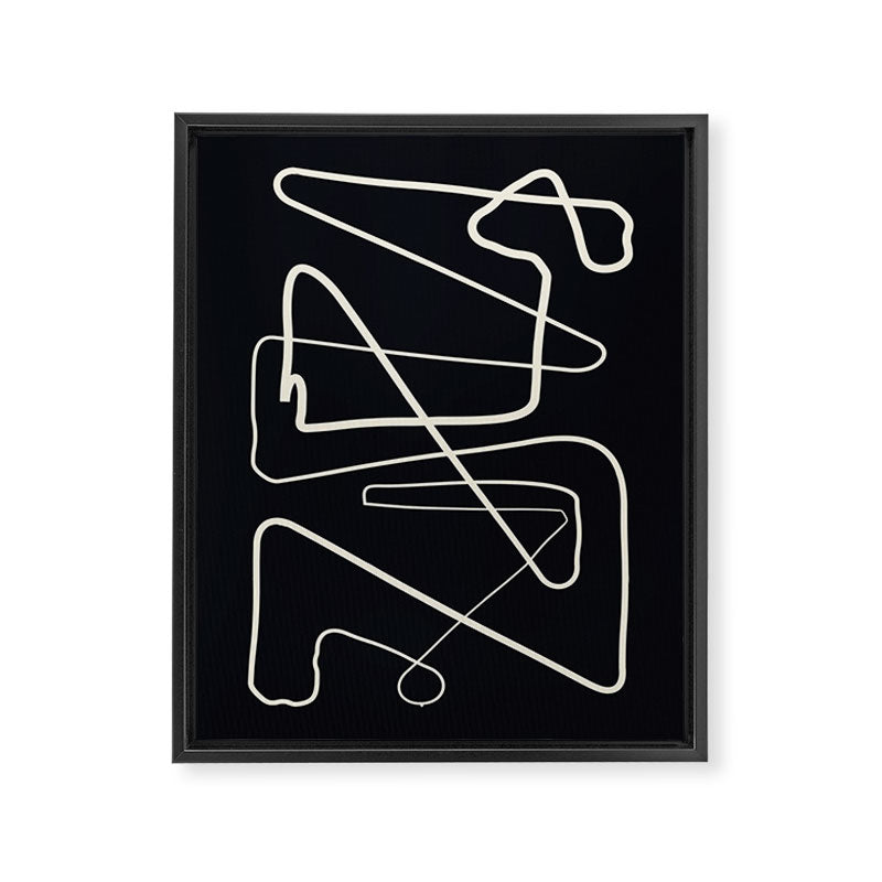 Movements Black Framed Canvas Print Gallery Image 6