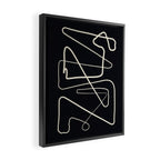 Movements Black Framed Canvas Print Gallery Image 2