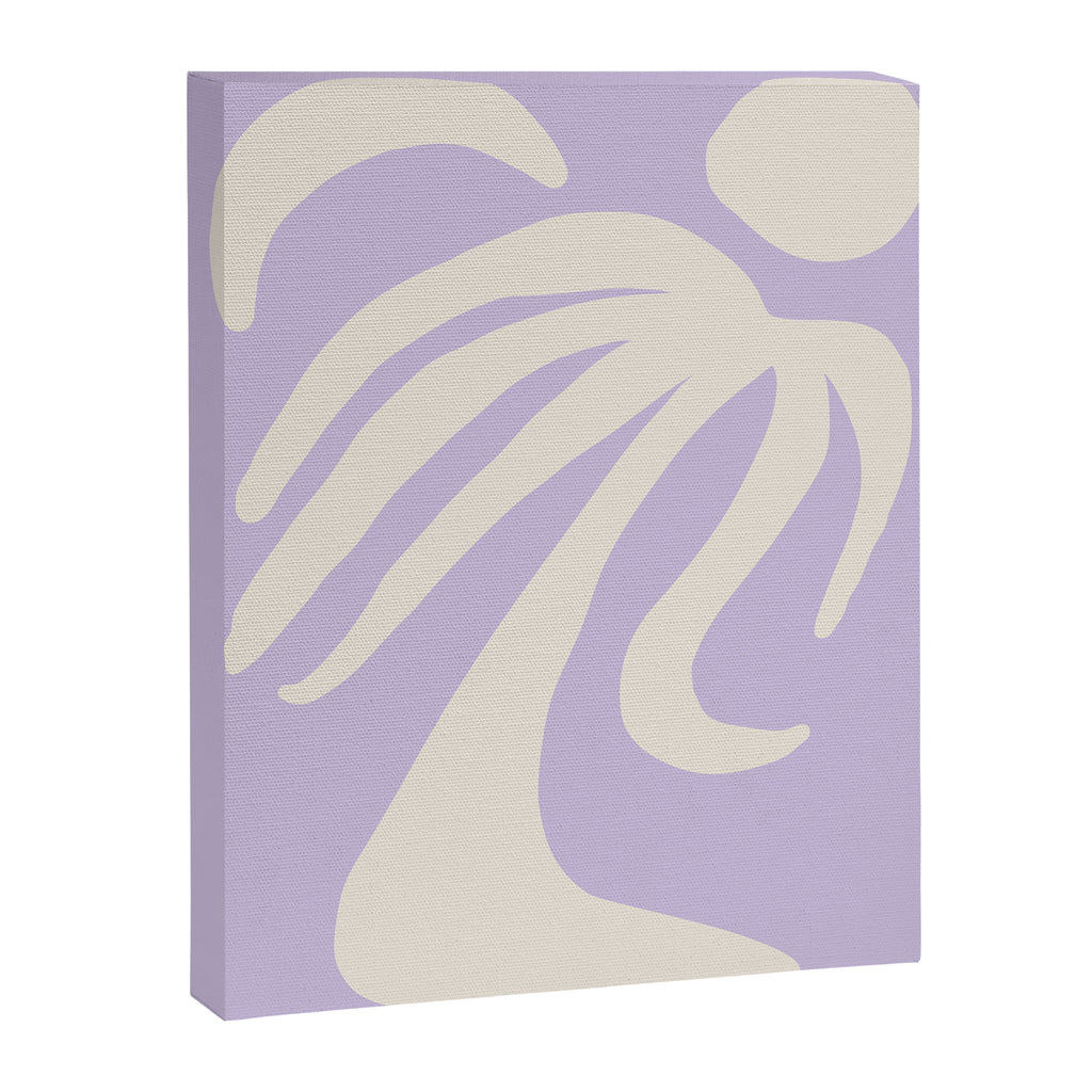 Palm Lilac Canvas Print Gallery Image 6