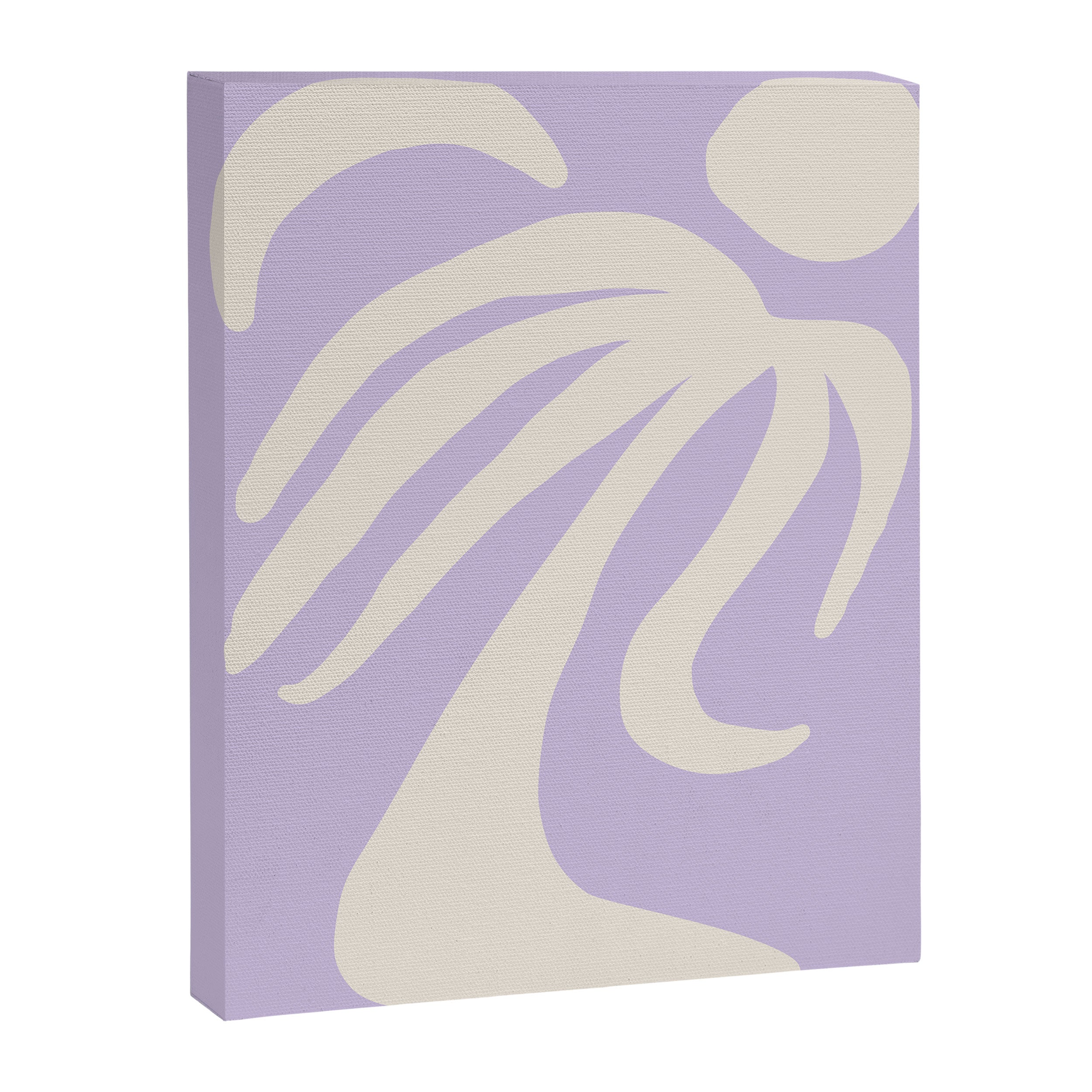 Palm Lilac Canvas Print Gallery Image 6