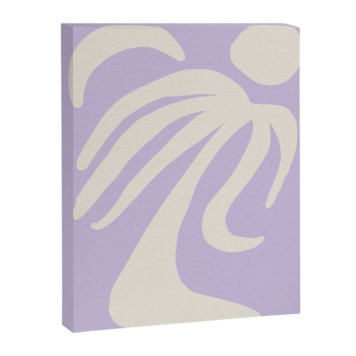 Palm Lilac Canvas Print Gallery Image 1