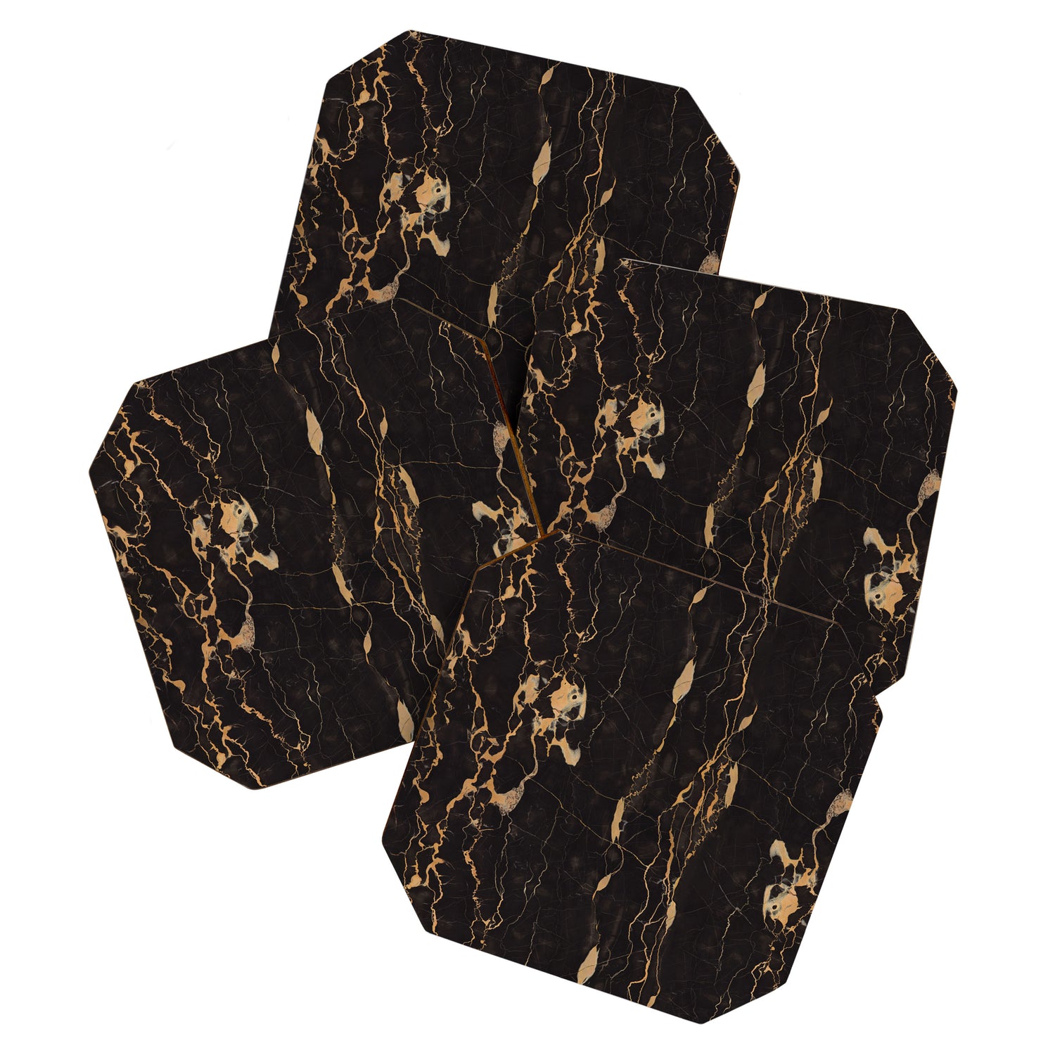 Real Marble Oro Coaster Gallery Image 1
