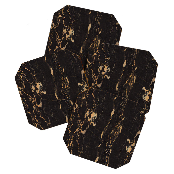 Real Marble Oro Coaster Gallery Image 1
