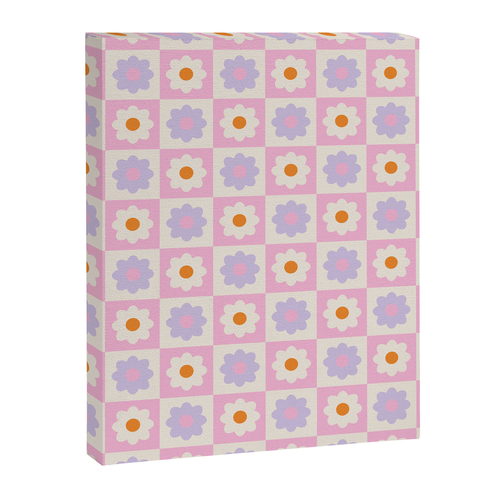 Retro Flower Pattern II Canvas Print Gallery Image 8