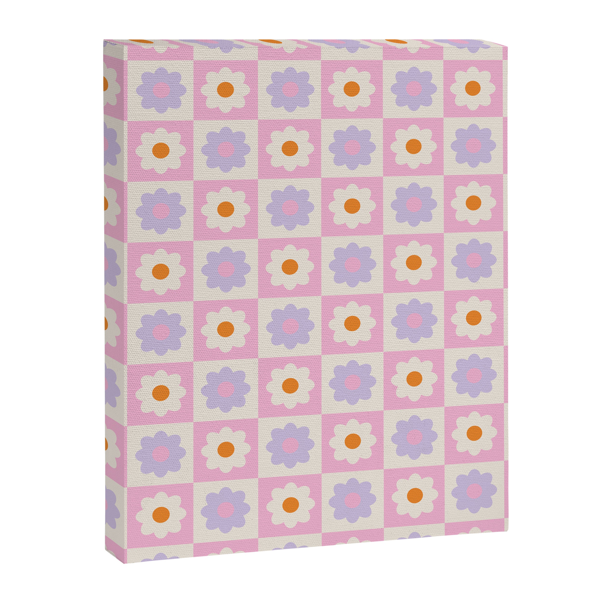 Retro Flower Pattern II Canvas Print Gallery Image 8