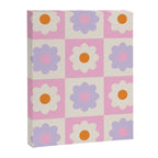 Retro Flower Pattern S Canvas Print Gallery Image 8