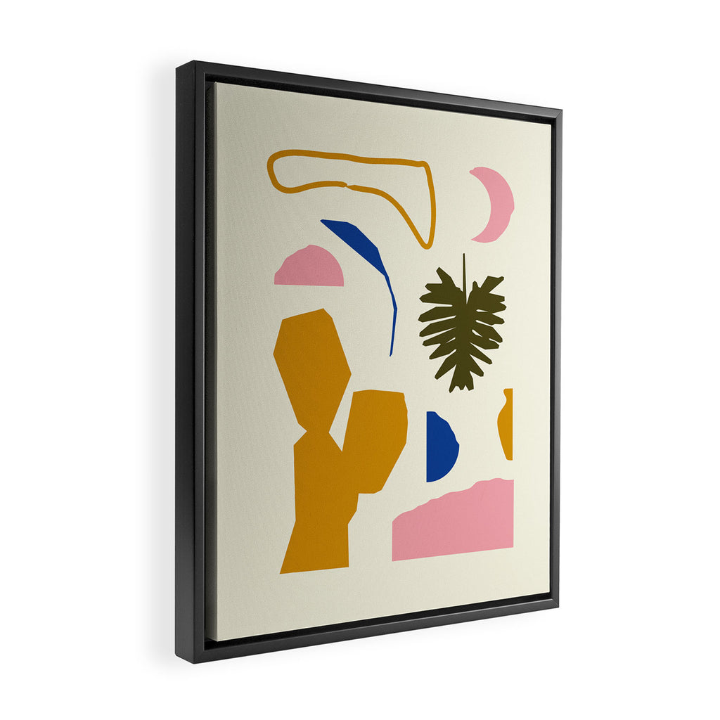 Simple Garden Framed Canvas Print Gallery Image 2