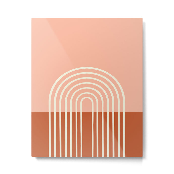 Terracota Pastel Metal Print Gallery Image 1