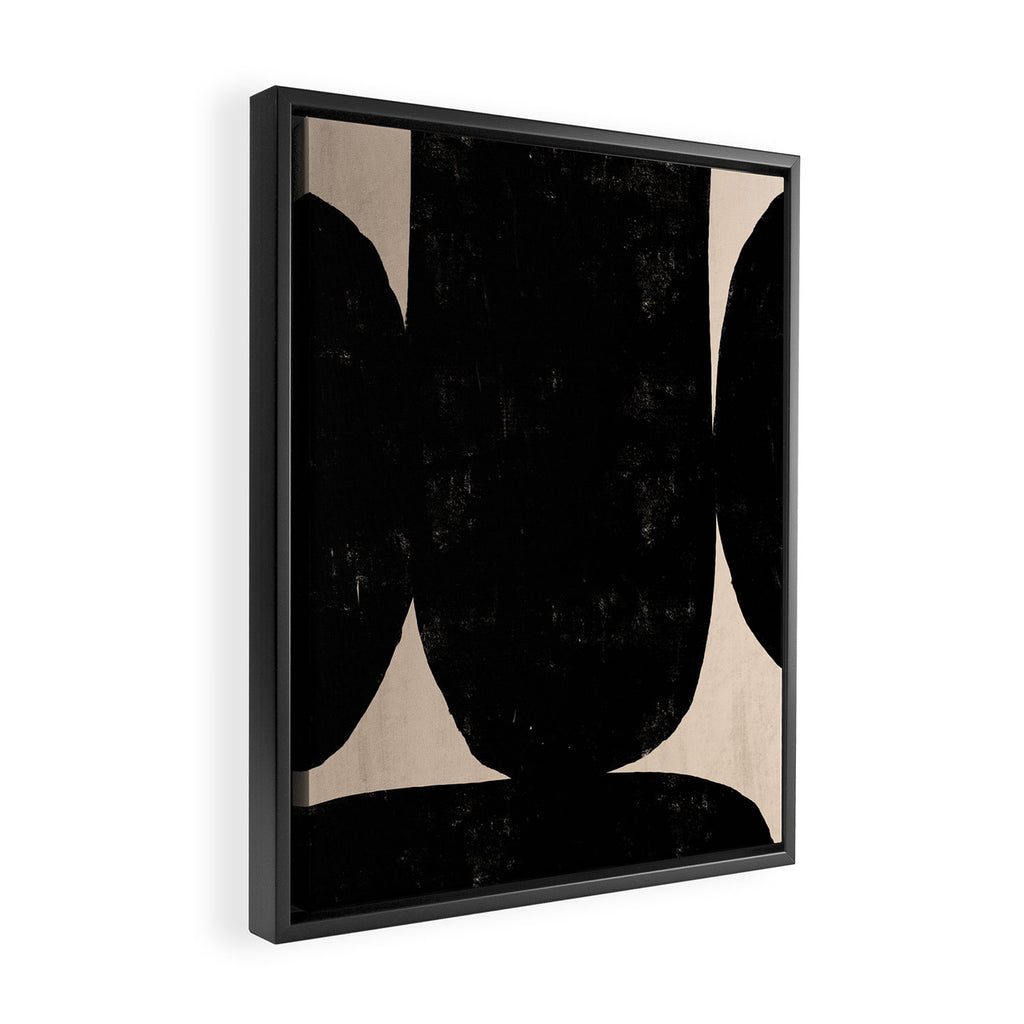 Timeless bold shapes Framed Canvas Print Gallery Image 2