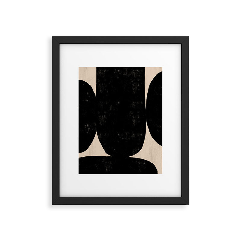 Timeless bold shapes Framed Art Print Gallery Image 5