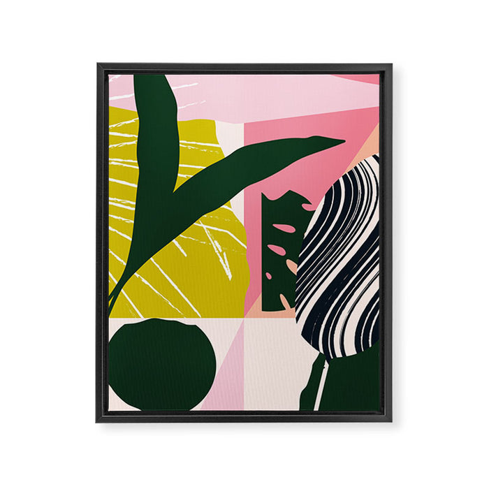 Tropical West Framed Canvas Print Gallery Image 1