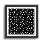 White Dots Framed Art Print Gallery Image 1