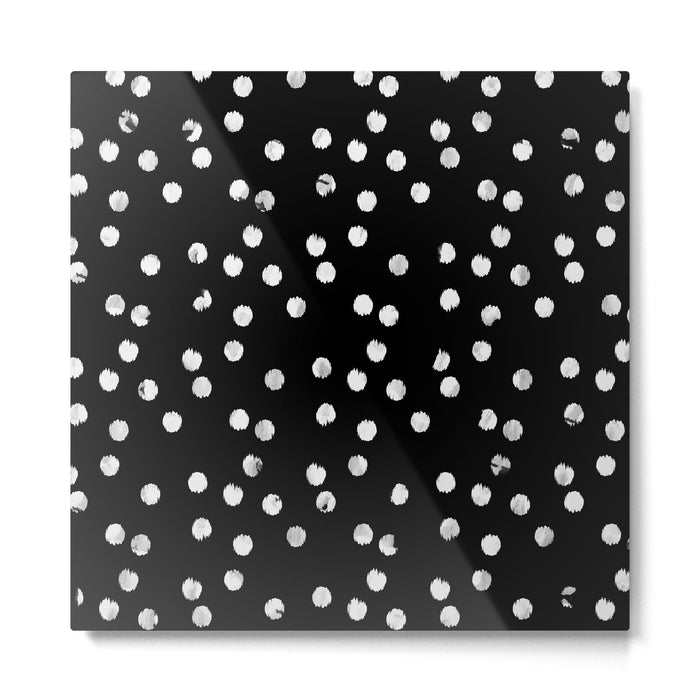 White Dots Metal Print Gallery Image 1