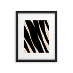 Zebra Framed Art Print Gallery Image 4