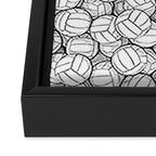 All I Want To Do Is Volleyball Framed Canvas Print Gallery Image 3