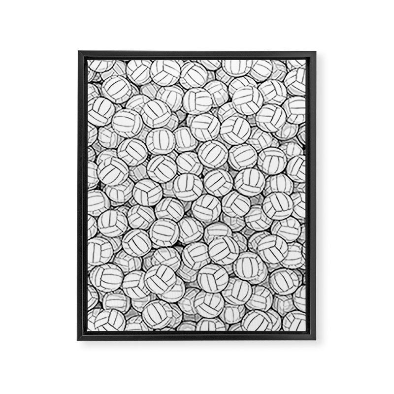 All I Want To Do Is Volleyball Framed Canvas Print Gallery Image 8