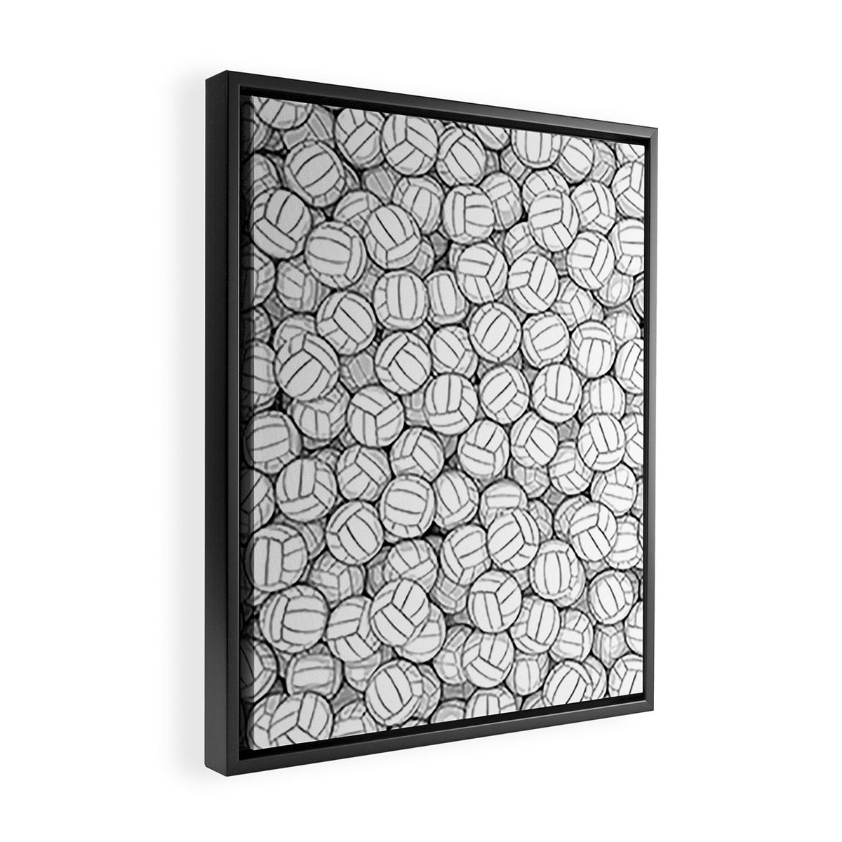 All I Want To Do Is Volleyball Framed Canvas Print Gallery Image 2