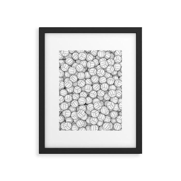 All I Want To Do Is Volleyball Framed Art Print Gallery Image 1