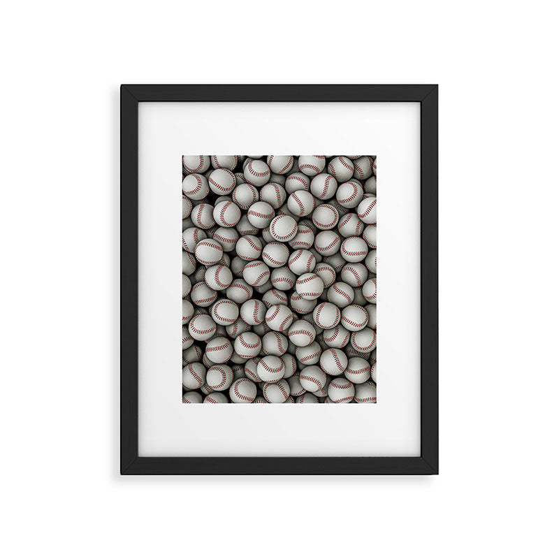 Baseballs Framed Art Print Gallery Image 6