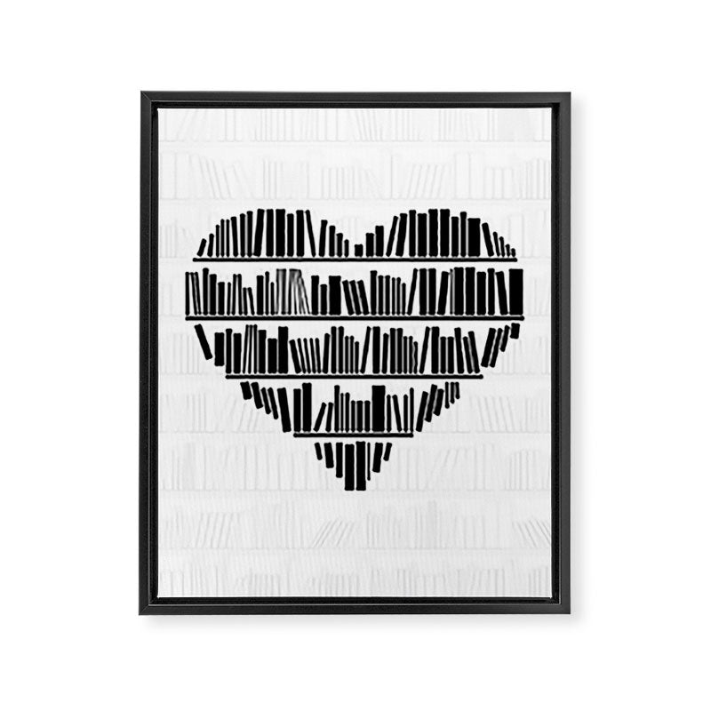 Book Lover II Framed Canvas Print Gallery Image 8