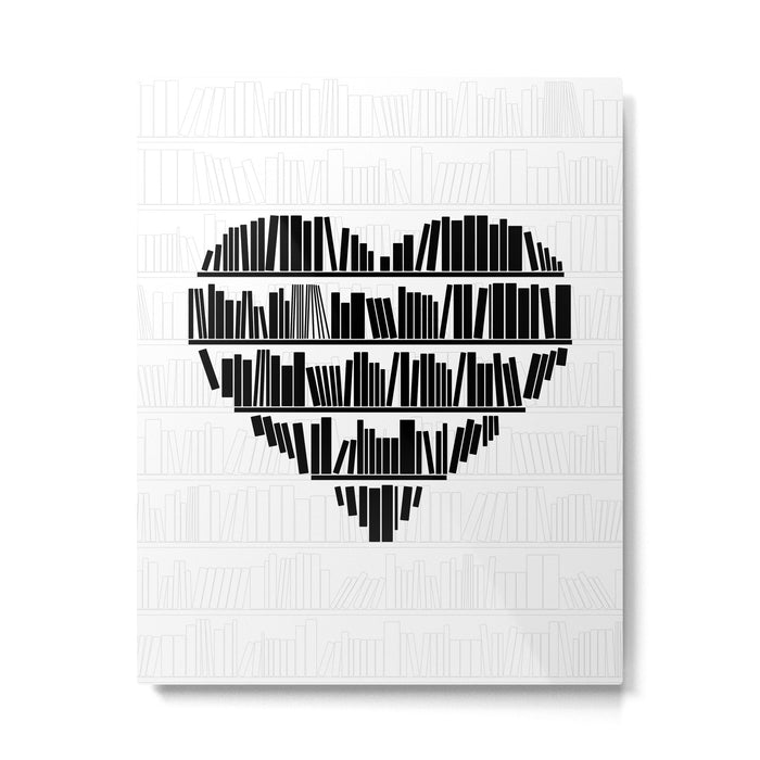 Book Lover II Metal Print Gallery Image 1