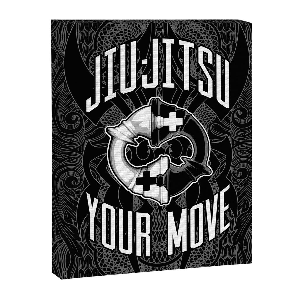 Brazilian Jiu-jitsu Chess Kings Canvas Print Gallery Image 6